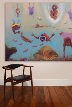 'The 9 Footer' by Indigenous Australian artist Jacob Stengle