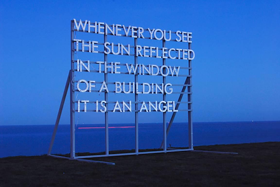Robert Montgomery Landscape Print - Whenever You See the Sun