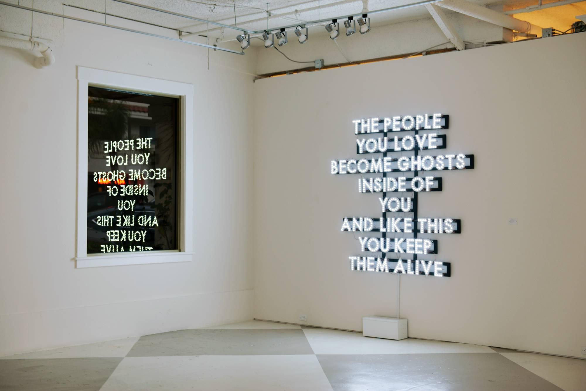 The People You Love - Sculpture by Robert Montgomery