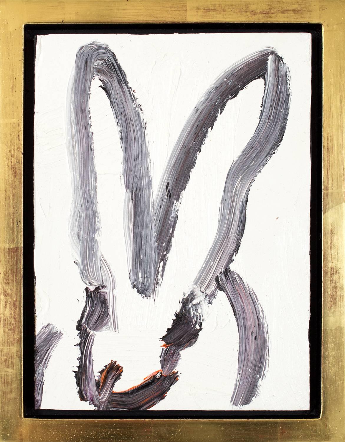 Hunt Slonem Animal Painting - Untitled Bunny (CER01025)