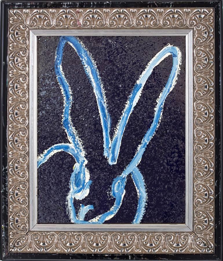 Hunt Slonem Animal Painting - Untitled Bunny
