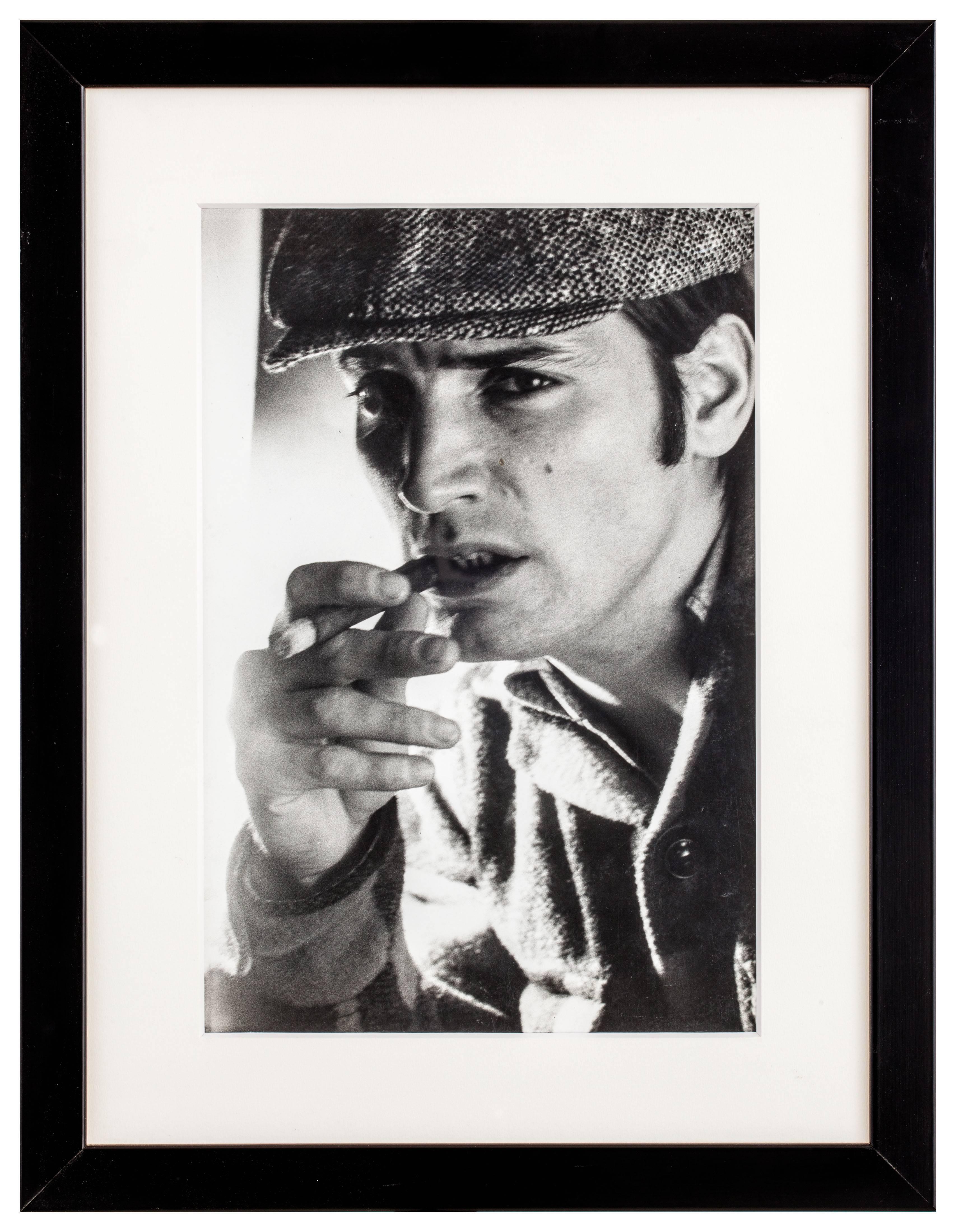 Unknown Portrait Photograph - Portrait of Joe Dallessandro, black&white photography, 1974 by Manfredi Bellati