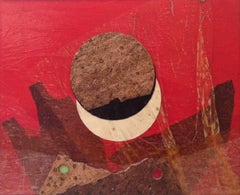 Spaces (cork). Crippa, 20th Century Italian Contemporary Abstract Painting