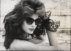 Vintage Portrait of Joan Severance in Valentino by Arthur Elgort, fashion photography