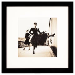High fashion Valentino in Rome by Arthur Elgort, 1980. Black&white photography