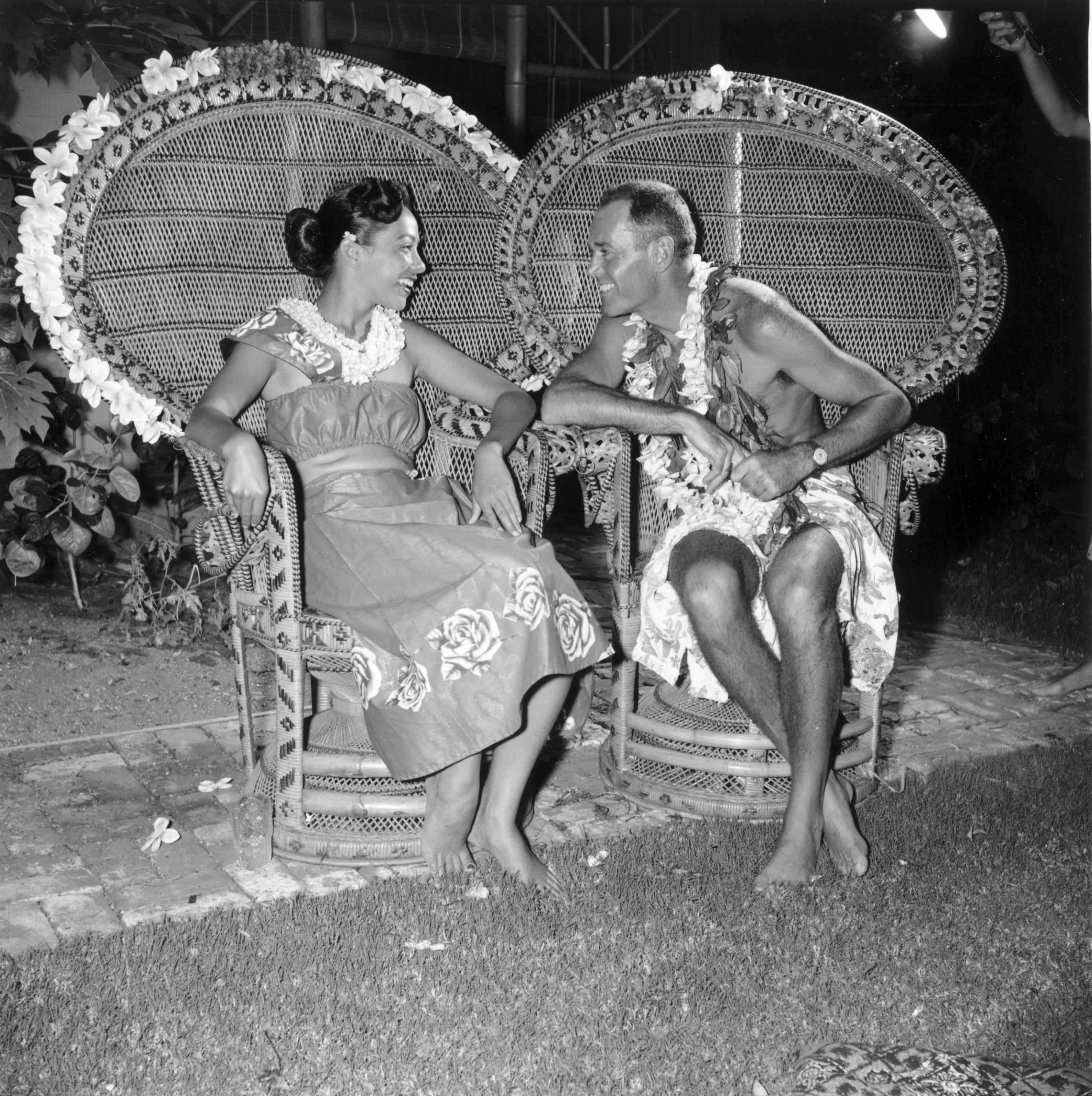 Slim Aarons Black and White Photograph - Signed Hawaiian Henry
