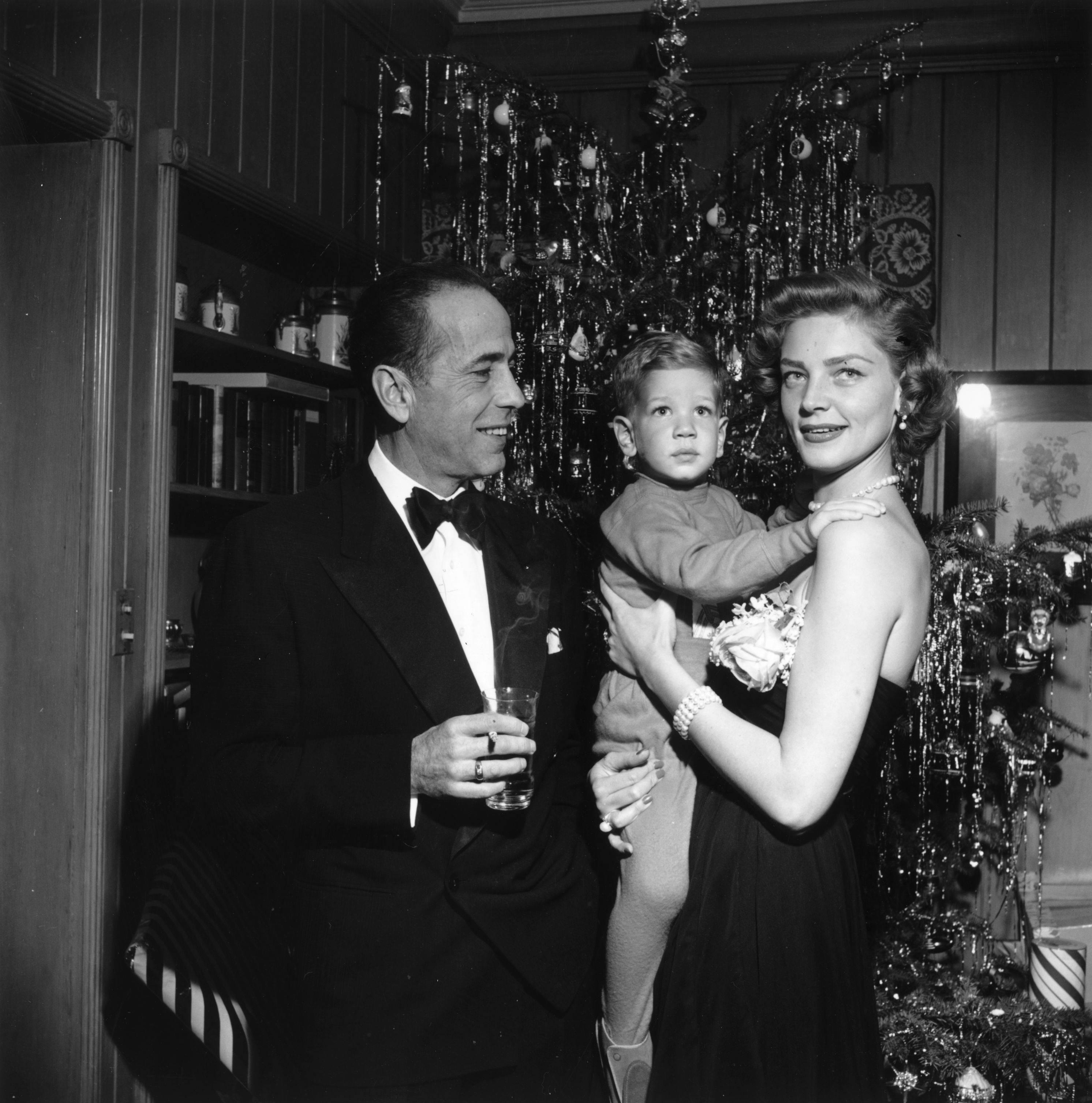 Slim Aarons Black and White Photograph - Bacall And Bogart (Estate Stamped Limited Edition of 150)