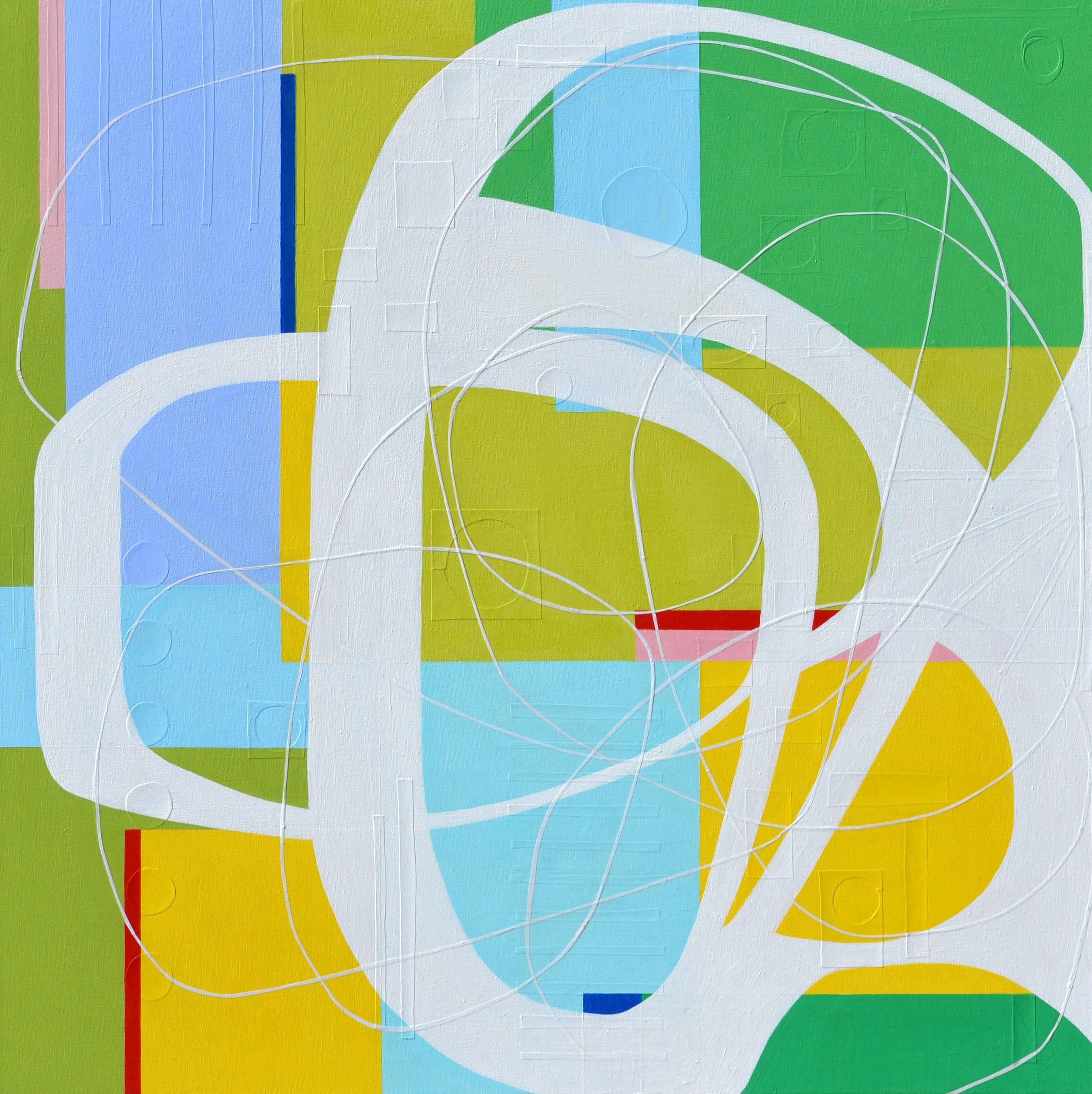 Maura Segal Abstract Painting - Day At the Park