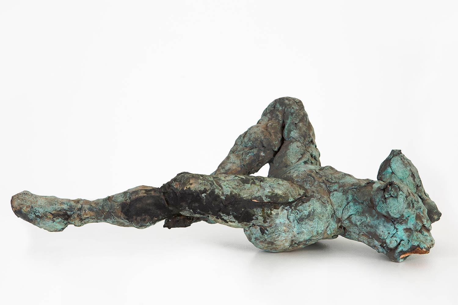 Ruth Aizuss Migdal Nude Sculpture - Reclining