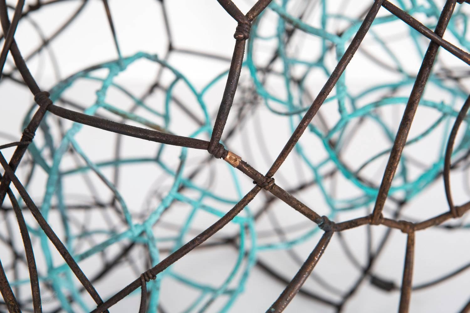 W / 069 - Abstract Geometric Sculpture by Frank Connet