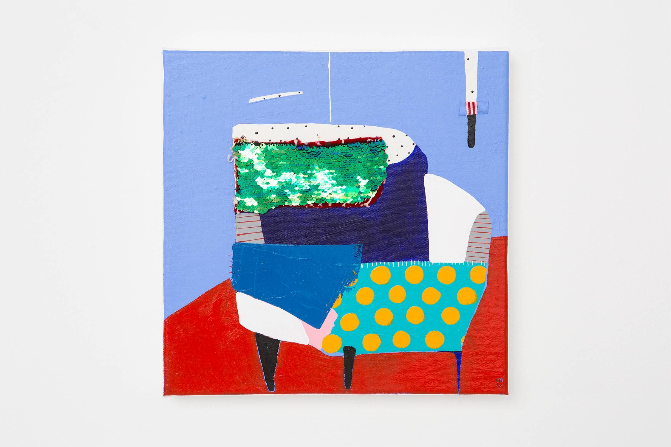 Corner Chair - Painting by Kate McCarthy