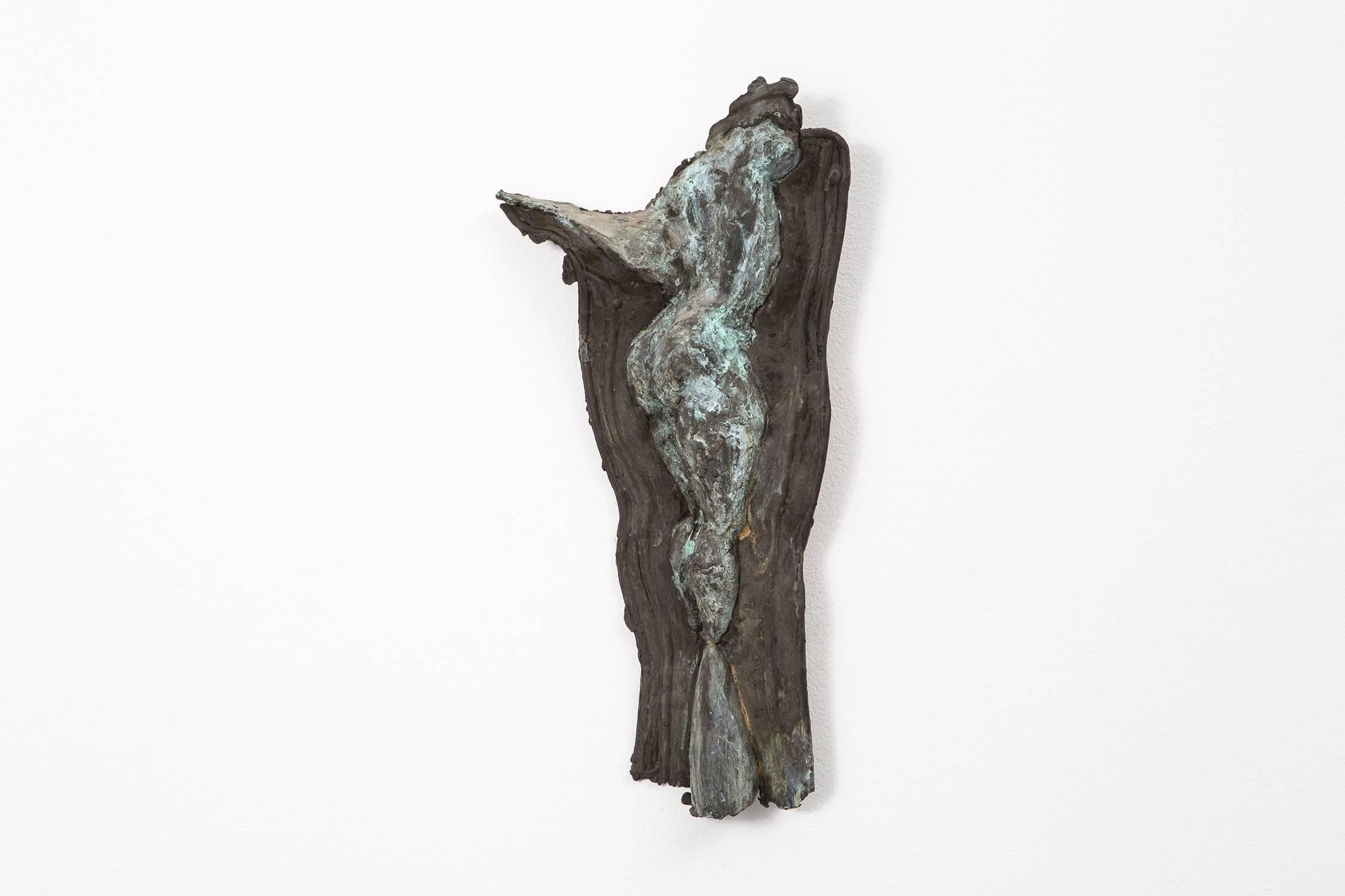 Ruth Aizuss Migdal Nude Sculpture - Poised at Rest