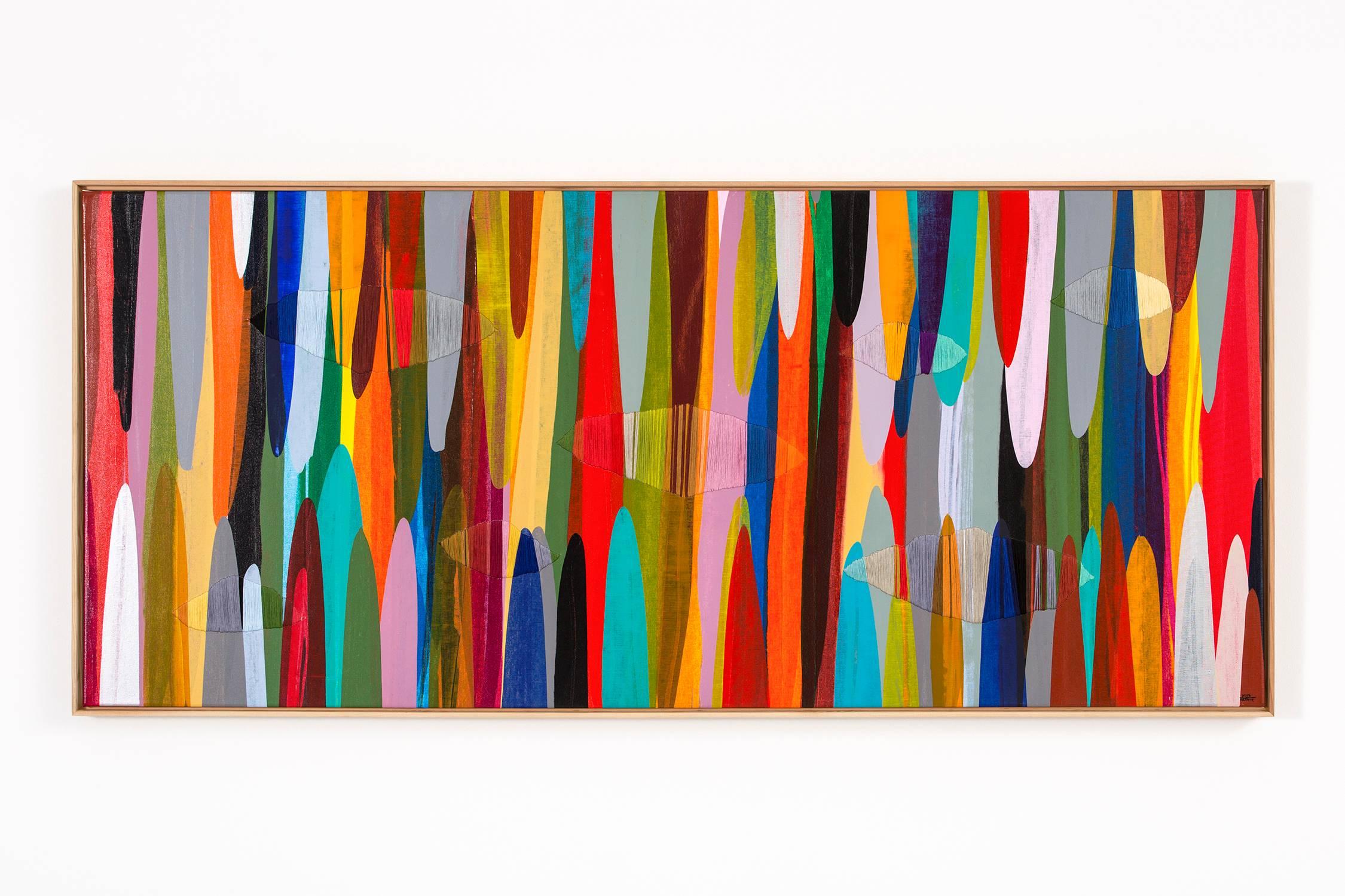 POEMES XLVII - Abstract Mixed Media Art by Raul de la Torre