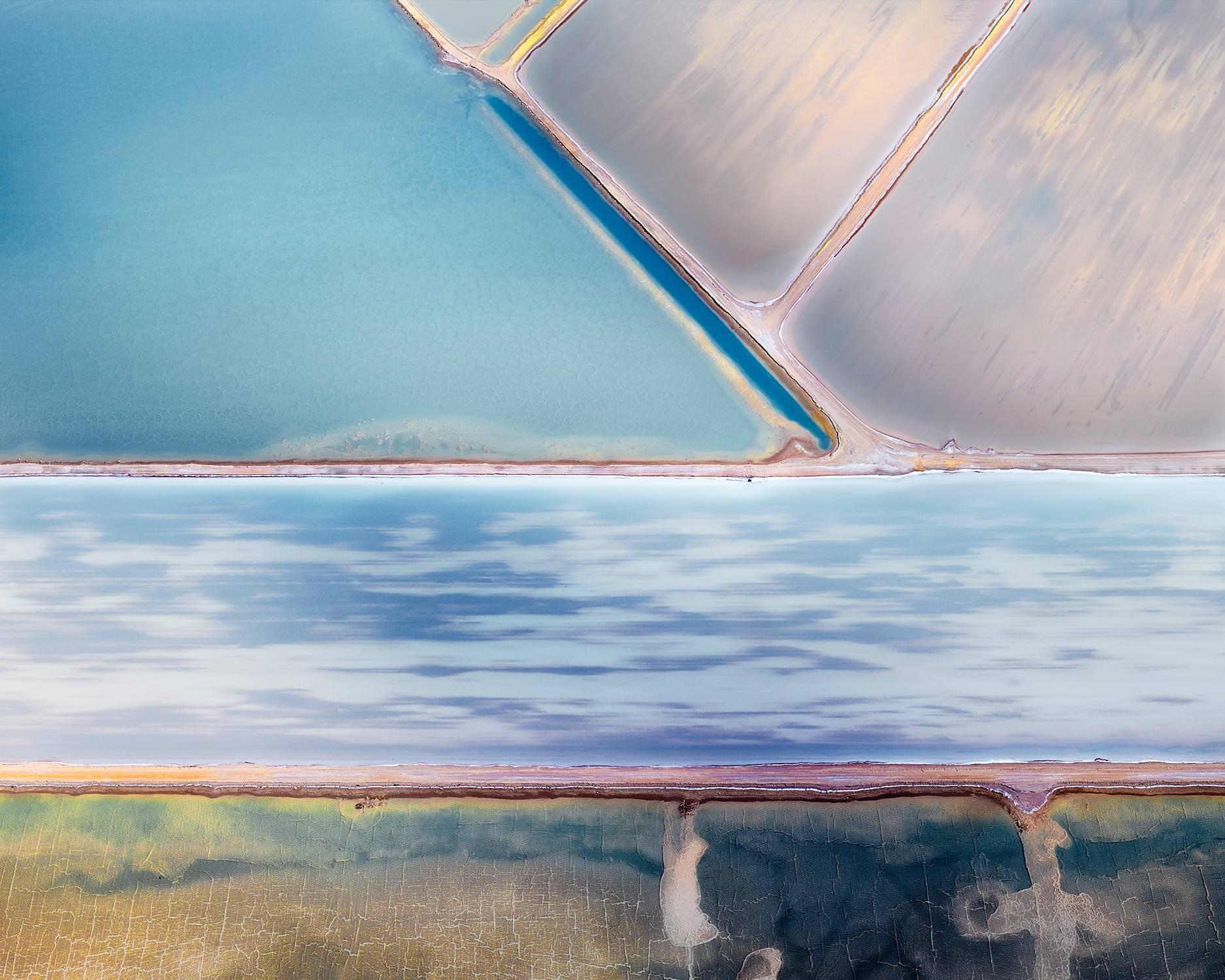 David Burdeny Landscape Photograph - Blue Ponds 03, Shark Bay, Australia