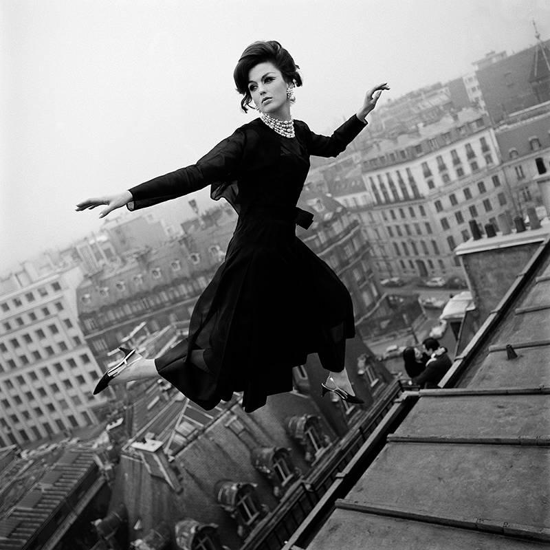 Melvin Sokolsky Black and White Photograph - Fly Dior
