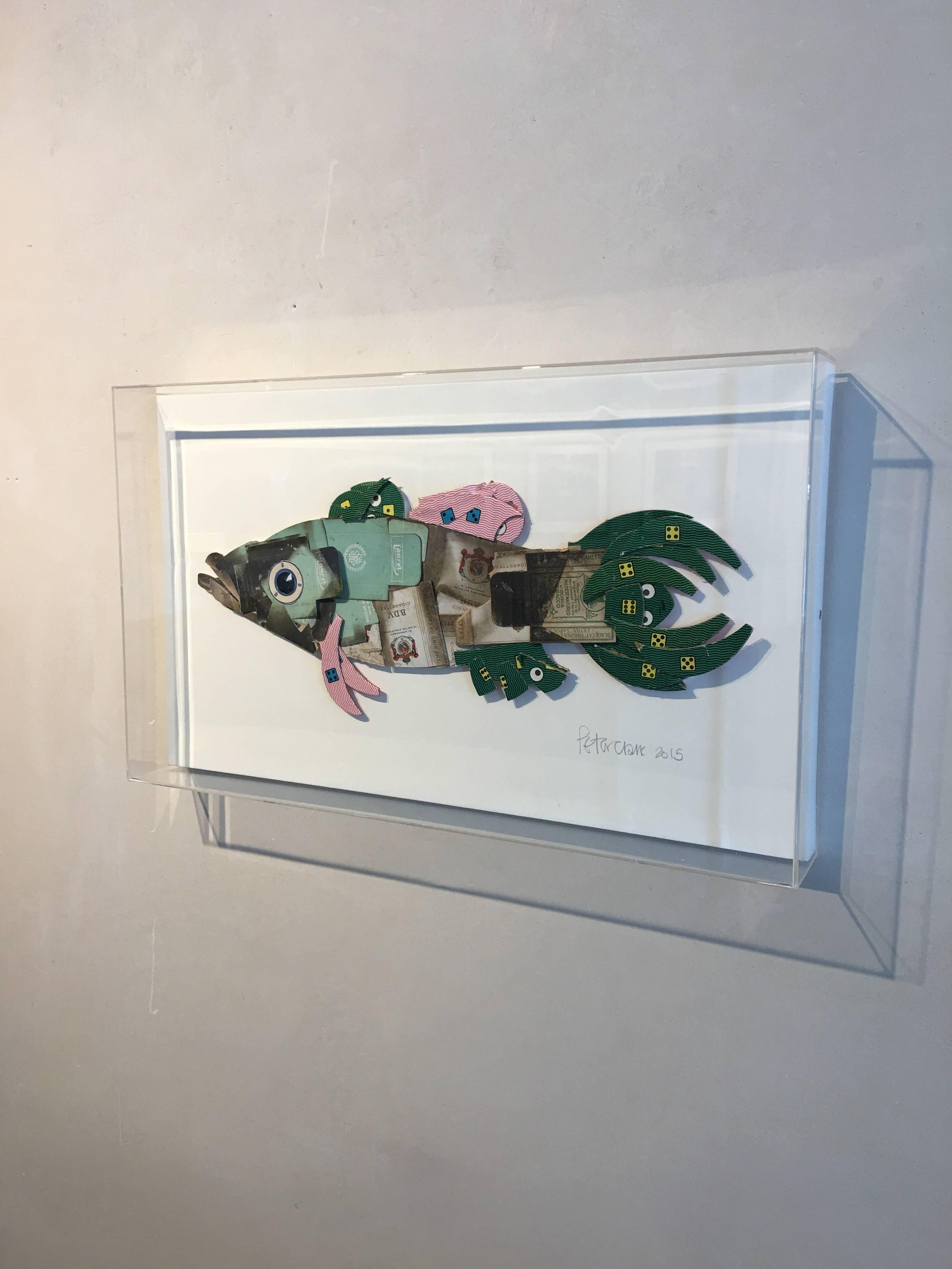 Smoked Fish - Mixed Media Art by Peter Clark