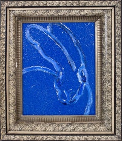 Untitled (Bunny blue with diamond dust)