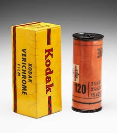 Kodak Verichrome 120 Roll Film and Box