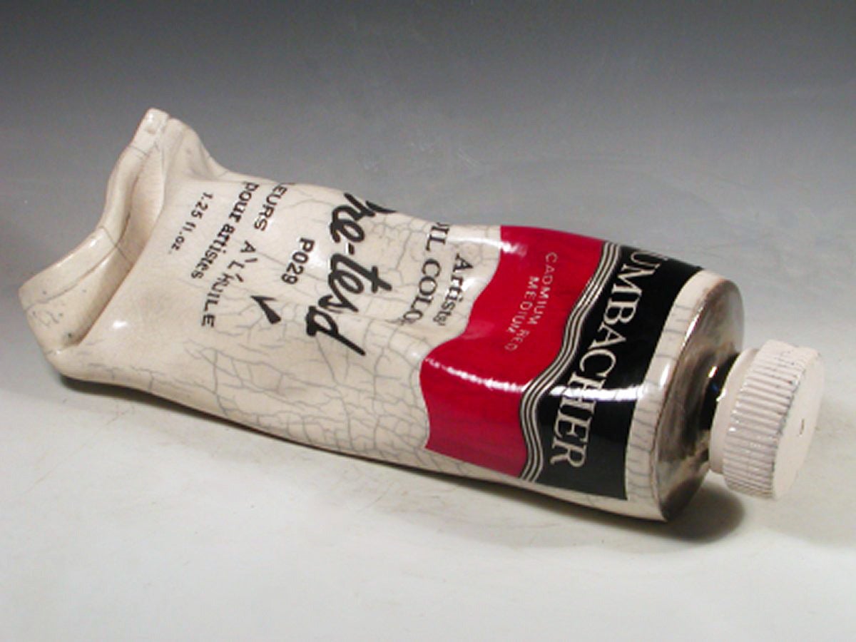 Karen Shapiro Still-Life Sculpture - Grumbacher Paint Tube