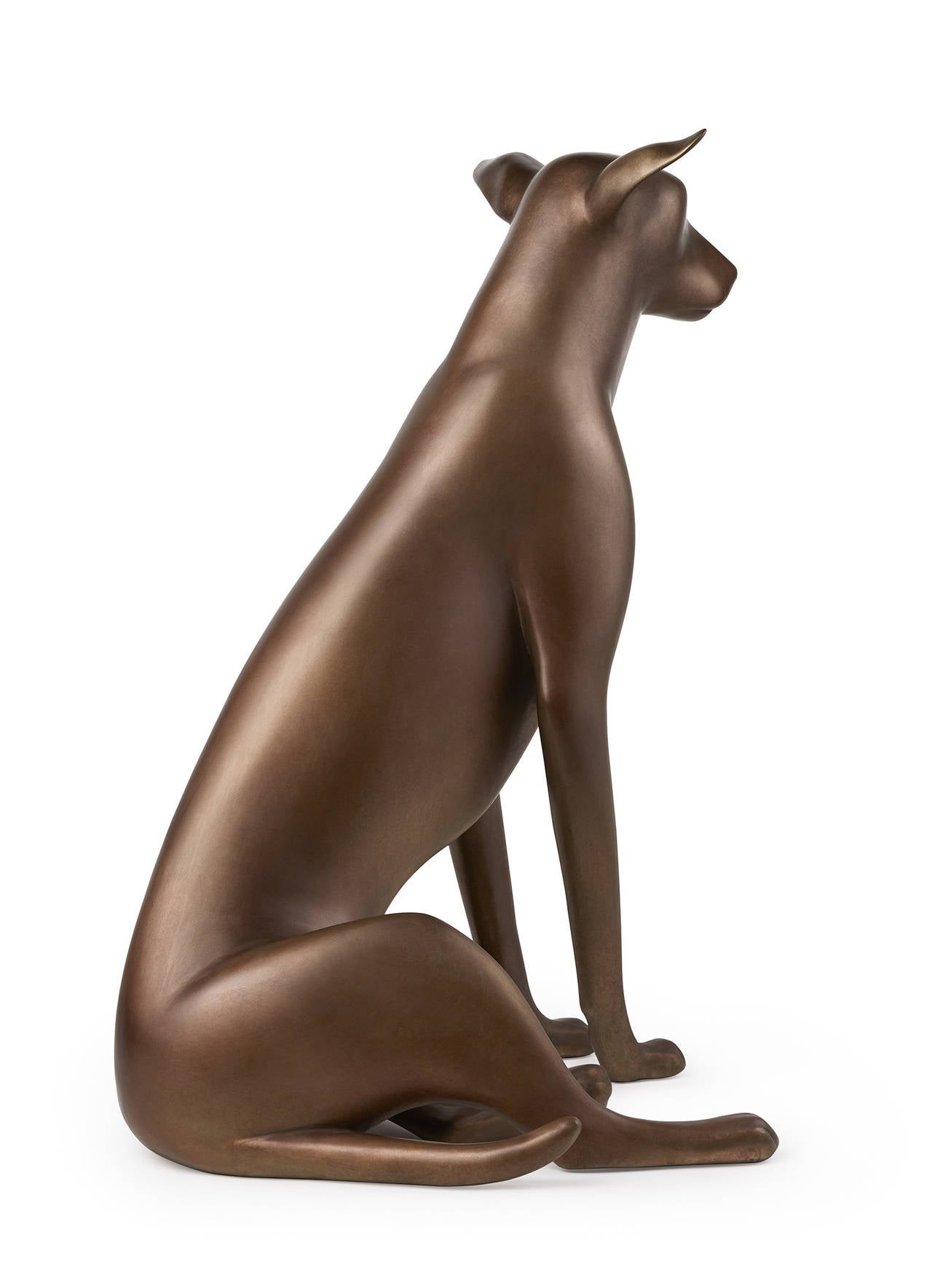 Gwynn Murrill Figurative Sculpture - Sitting Koa
