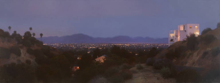 Ann Loftquist Landscape Painting - Camarillo Nightfall