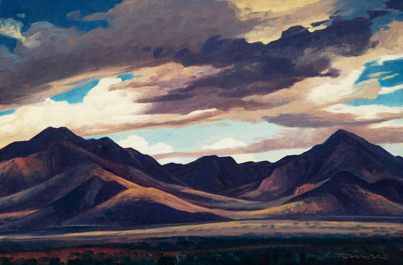 Ed Mell Landscape Painting - McDowell Shadows