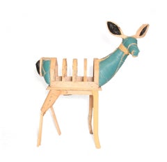 Doe (teal loveseat) 