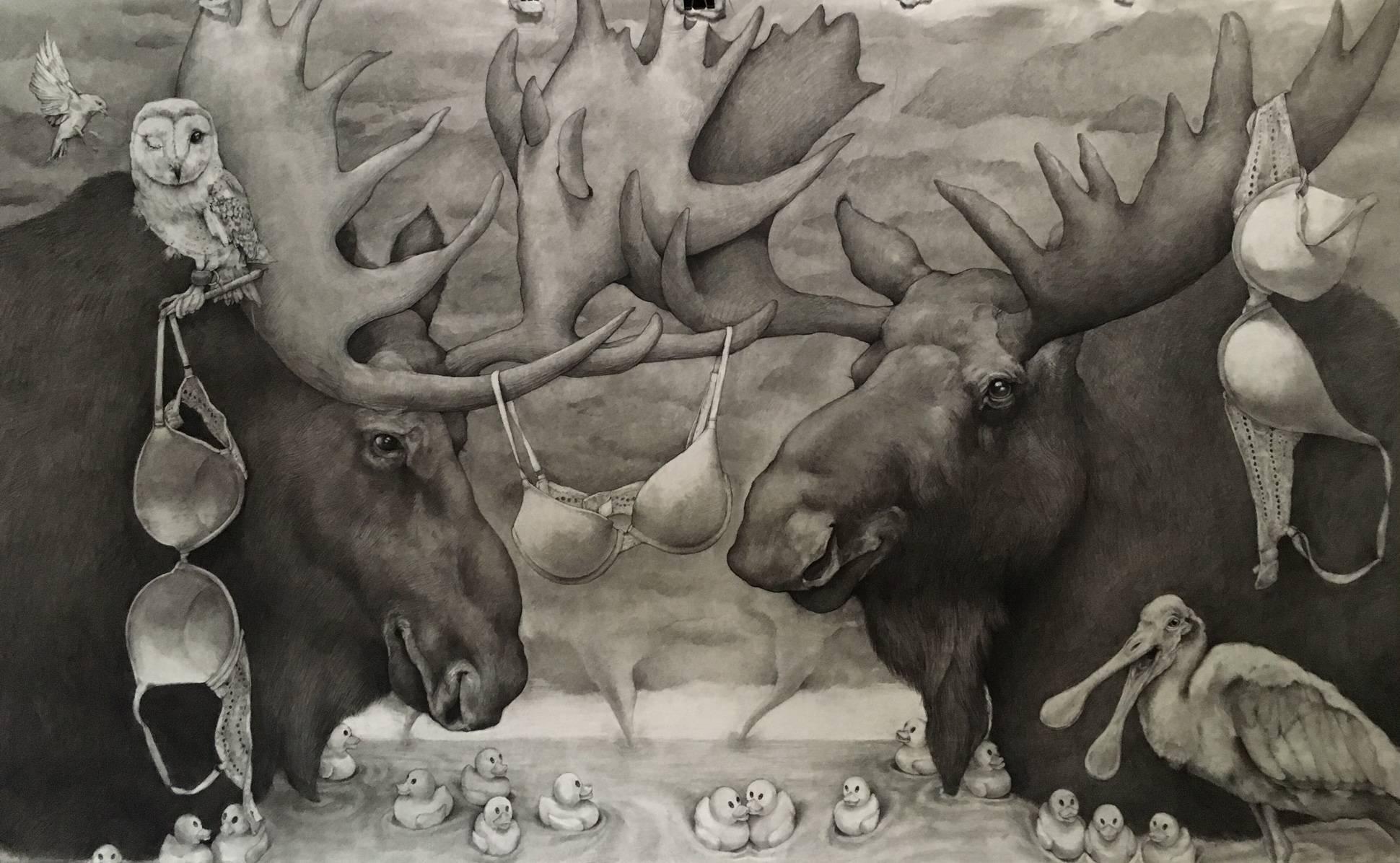 Adonna Khare Animal Art - Moose