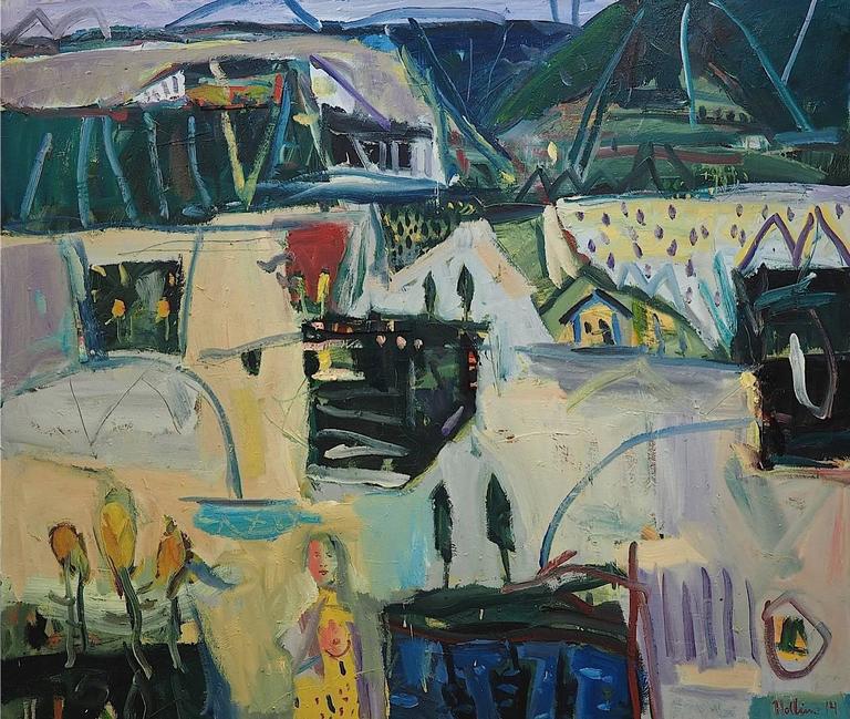 Bayard Hollins Life in the Mountains, Painting For Sale at 1stdibs