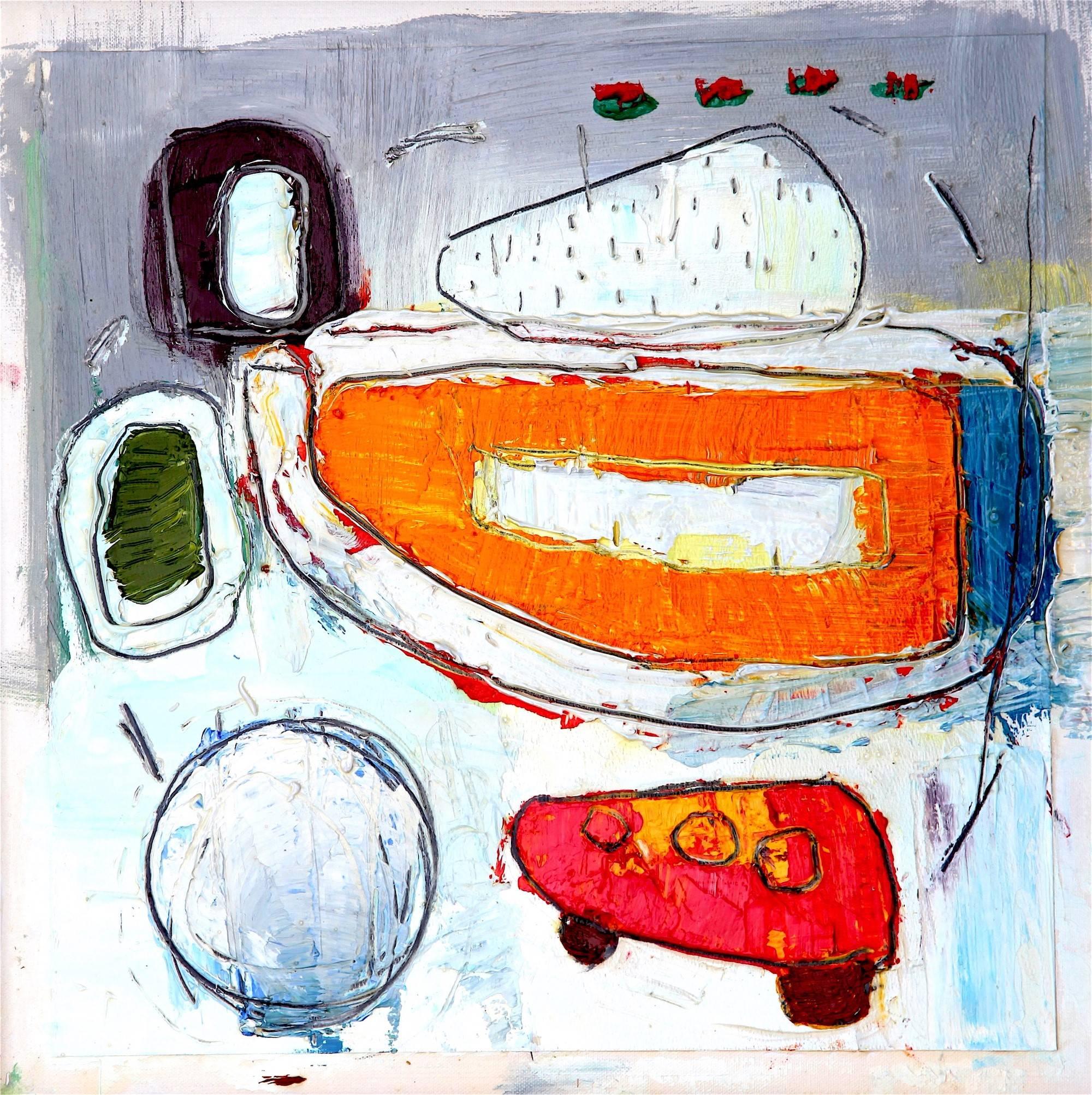 Will Pope Abstract Painting - Heliocentric