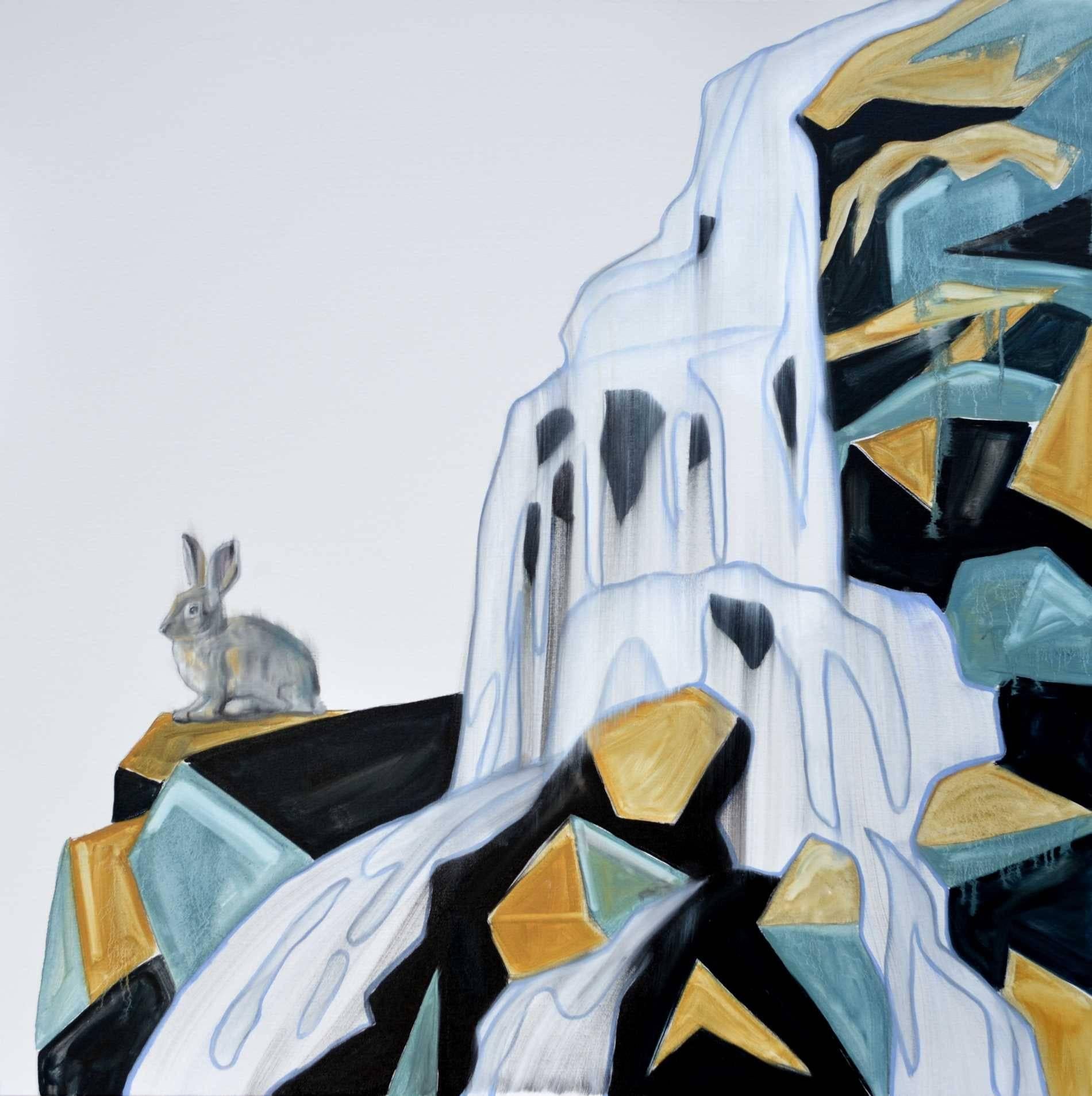 Todd Horton Animal Painting - And She Thought of Warm Summer Days Gone By