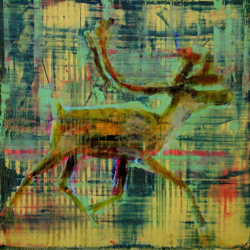 Animal Painting #10-6707 (Caribou)