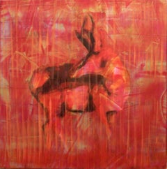 Animal Painting #11-0132 (Antelope)