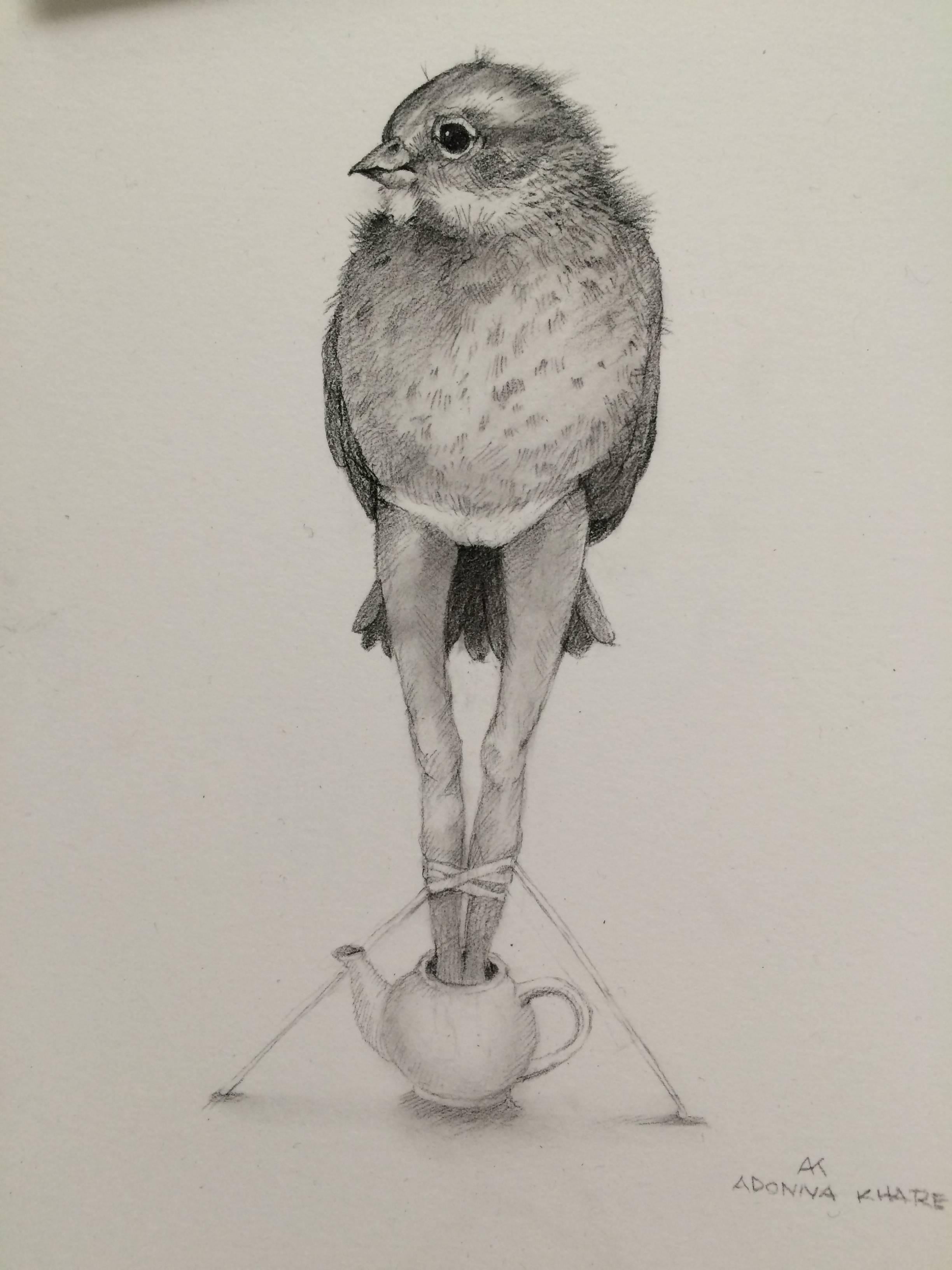 Adonna Khare Animal Art - Bird With Long Legs