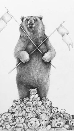 Bear with Flags