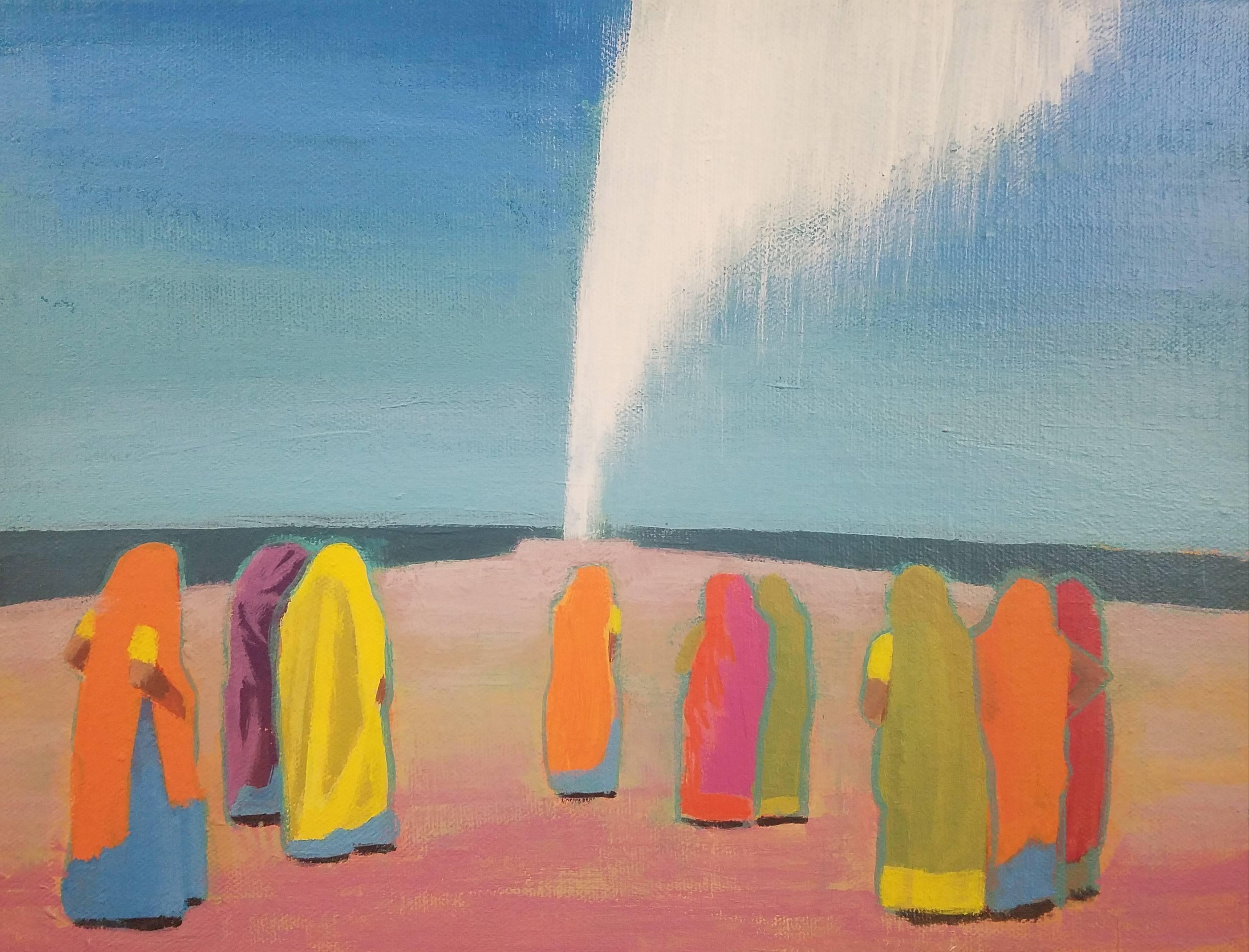 Figurative Painting di Travis Walker - Gli Osservatori