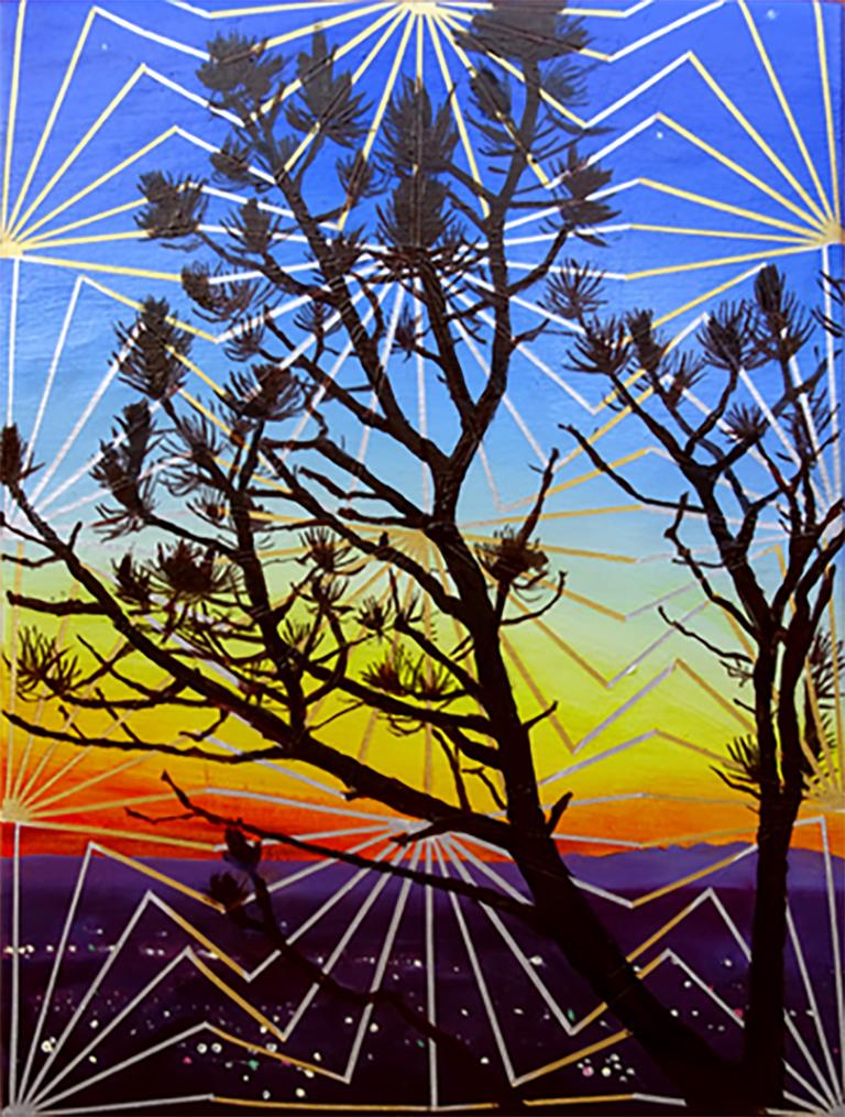 Matthew Mullins Landscape Painting - Hillside