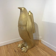 Gold Cloned Penguin With Petbottle