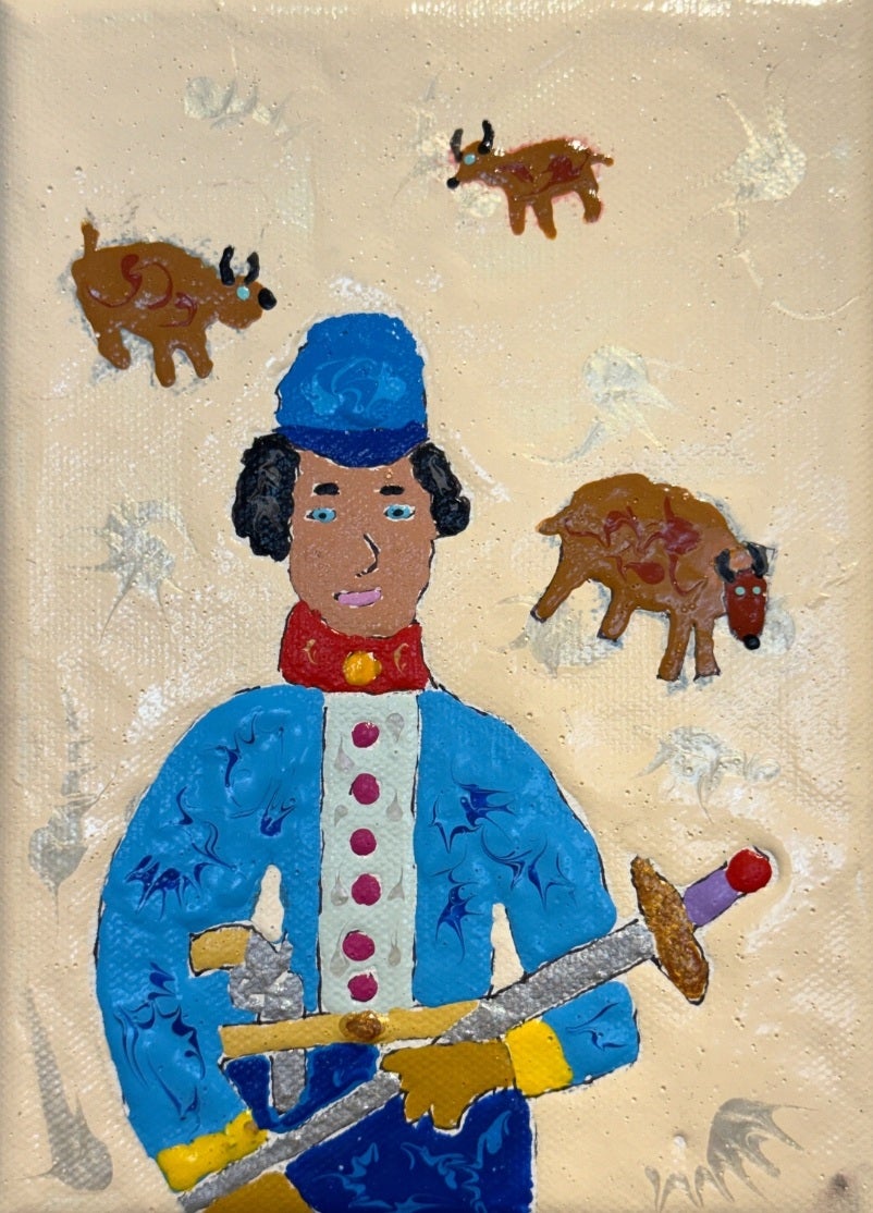 Cathy Williams - Ritratti artistici in acrilico di personaggi storici del West