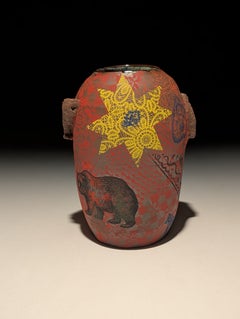 Western Powers 3 Ceramic Vase