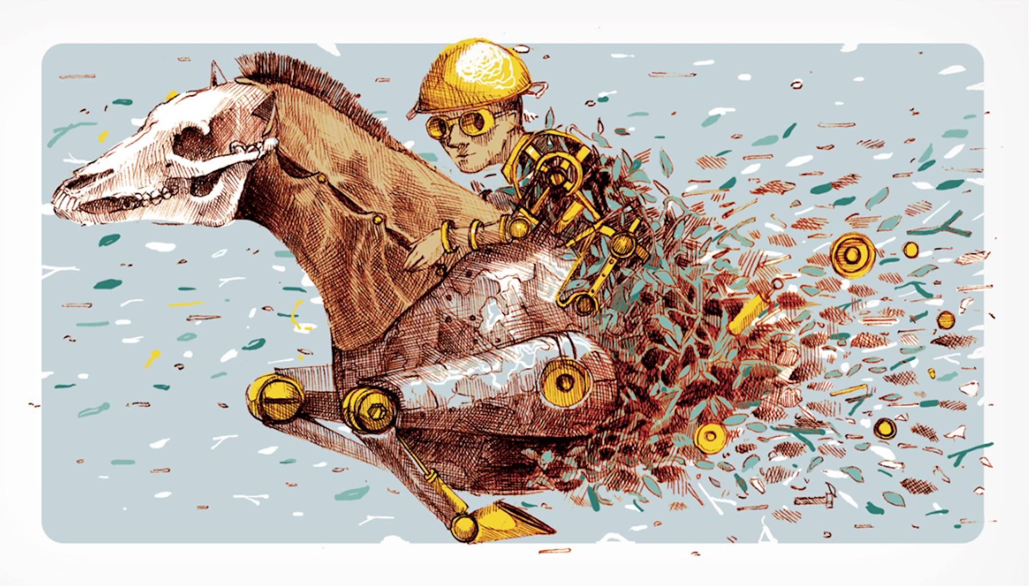 Horse - Print by Pixel Pancho