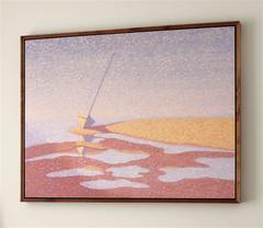 "Porto di Pamet (Wellfleet)", Contemporaneo, Barca, Riflessi, Pittura a olio, 2010