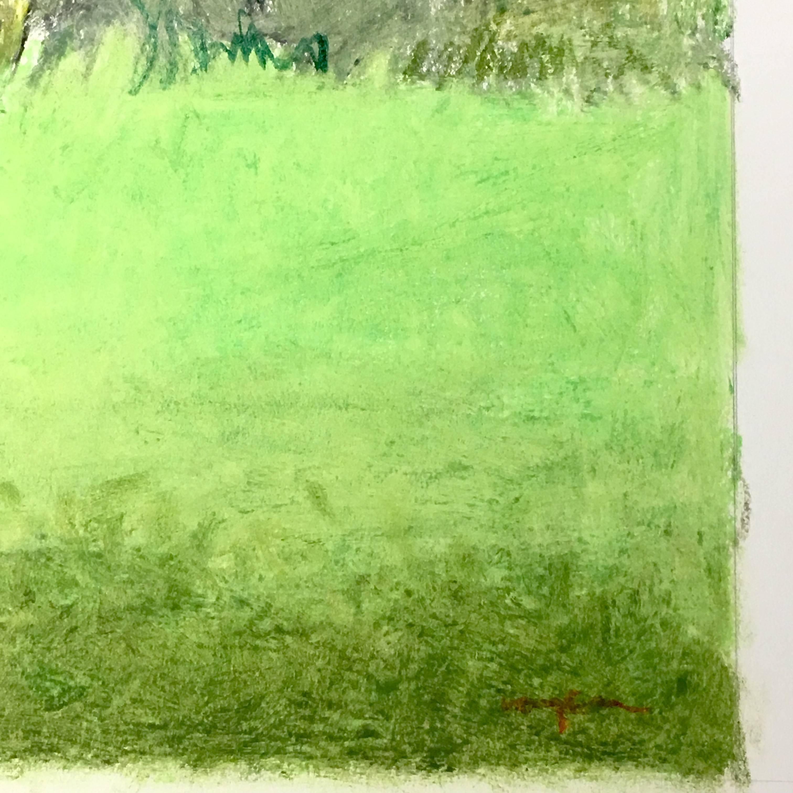 pastel drawing landscape