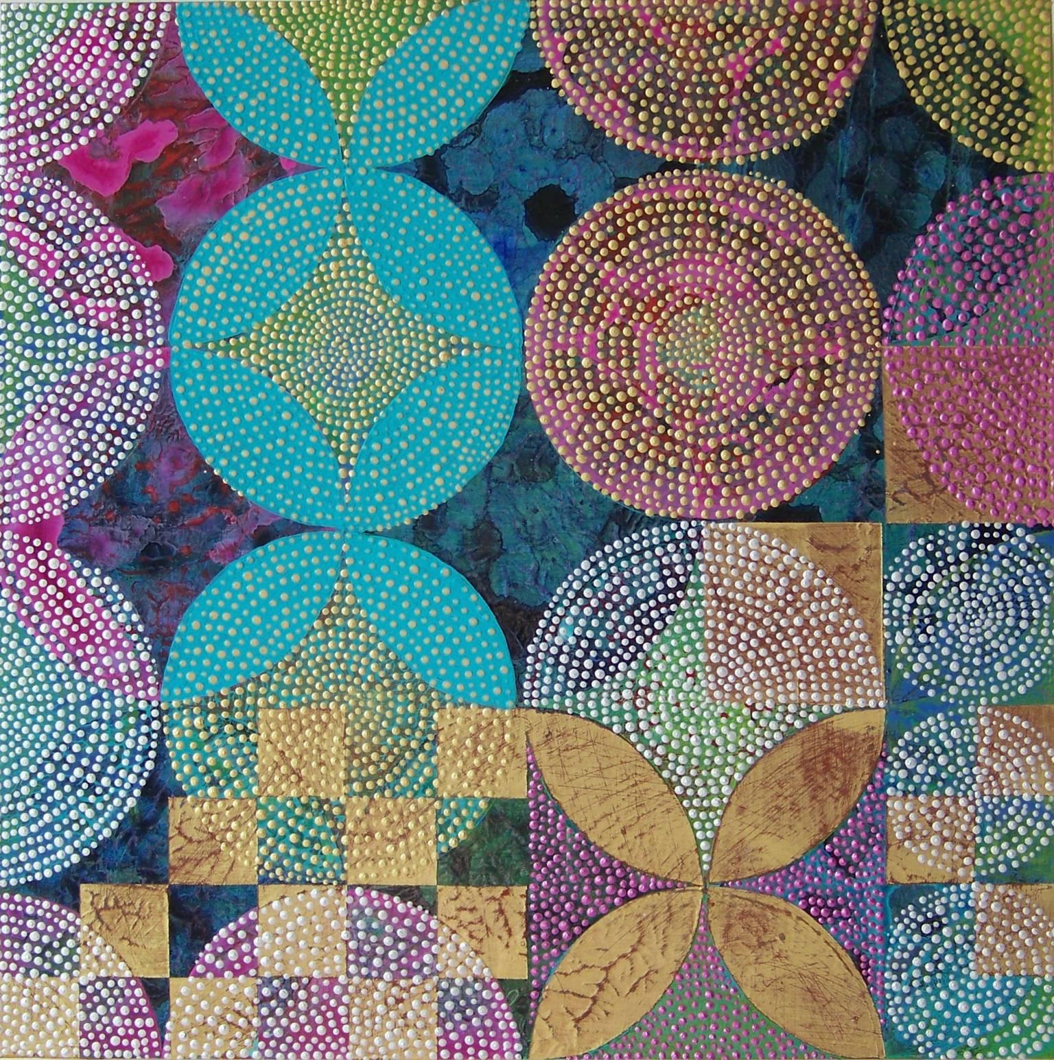 Denise Driscoll Abstract Painting - Circles 38