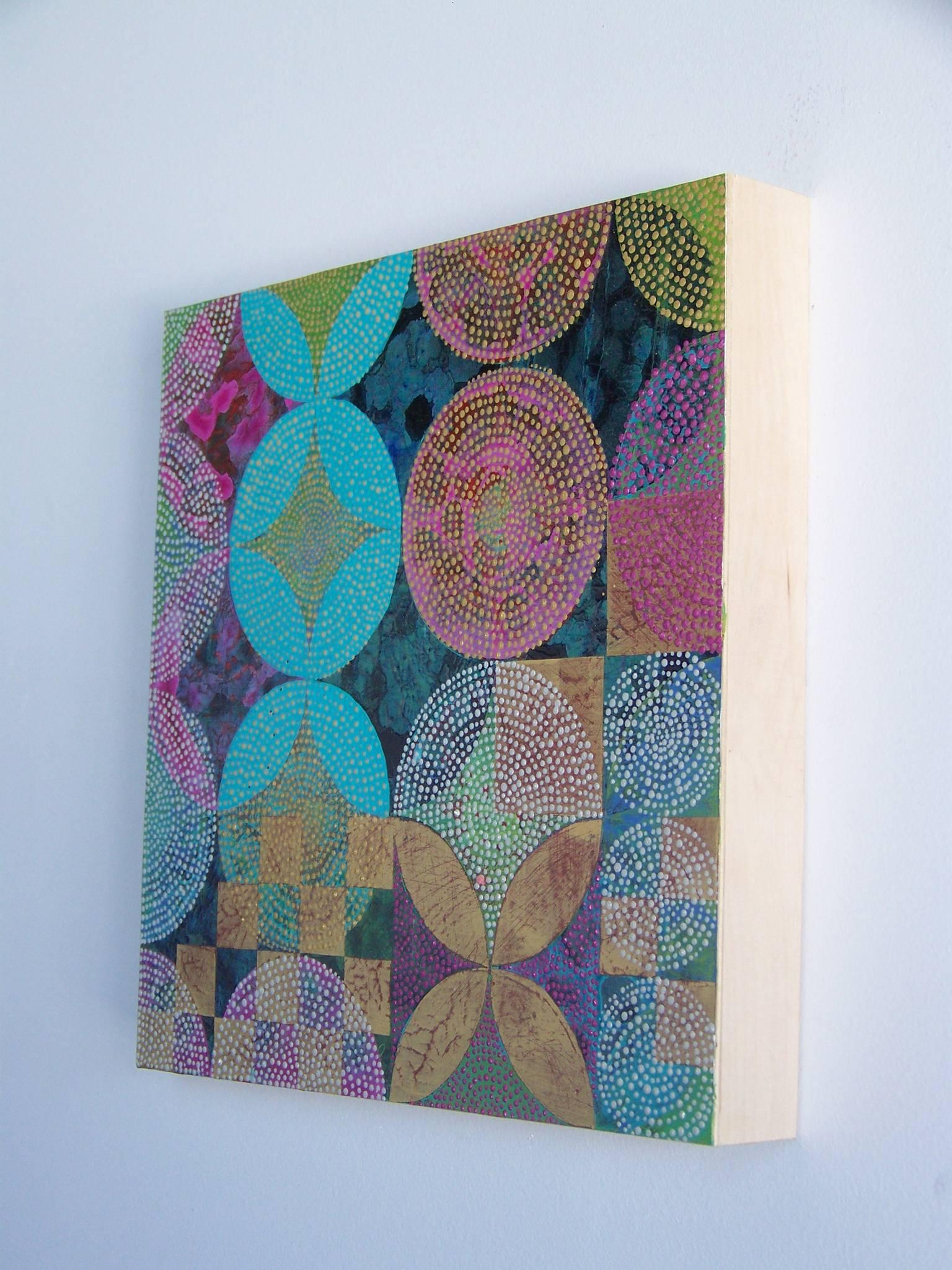 Circles 38 - Painting by Denise Driscoll