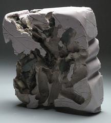 „Emerge“, abstrakt, Keramik, Gips, Mischtechnik, Skulptur