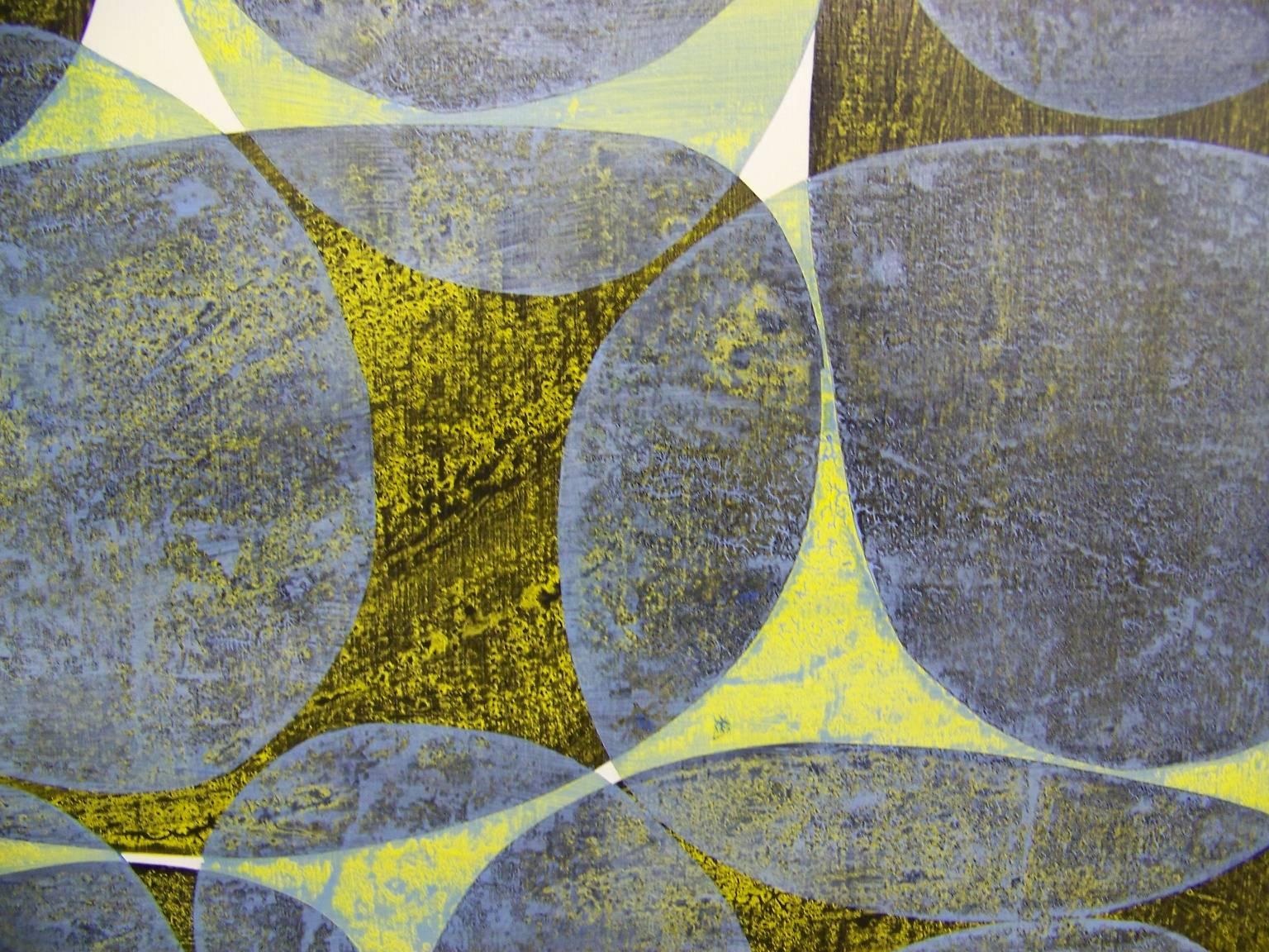 Inner Garden 23 - Abstract Geometric Painting by Denise Driscoll