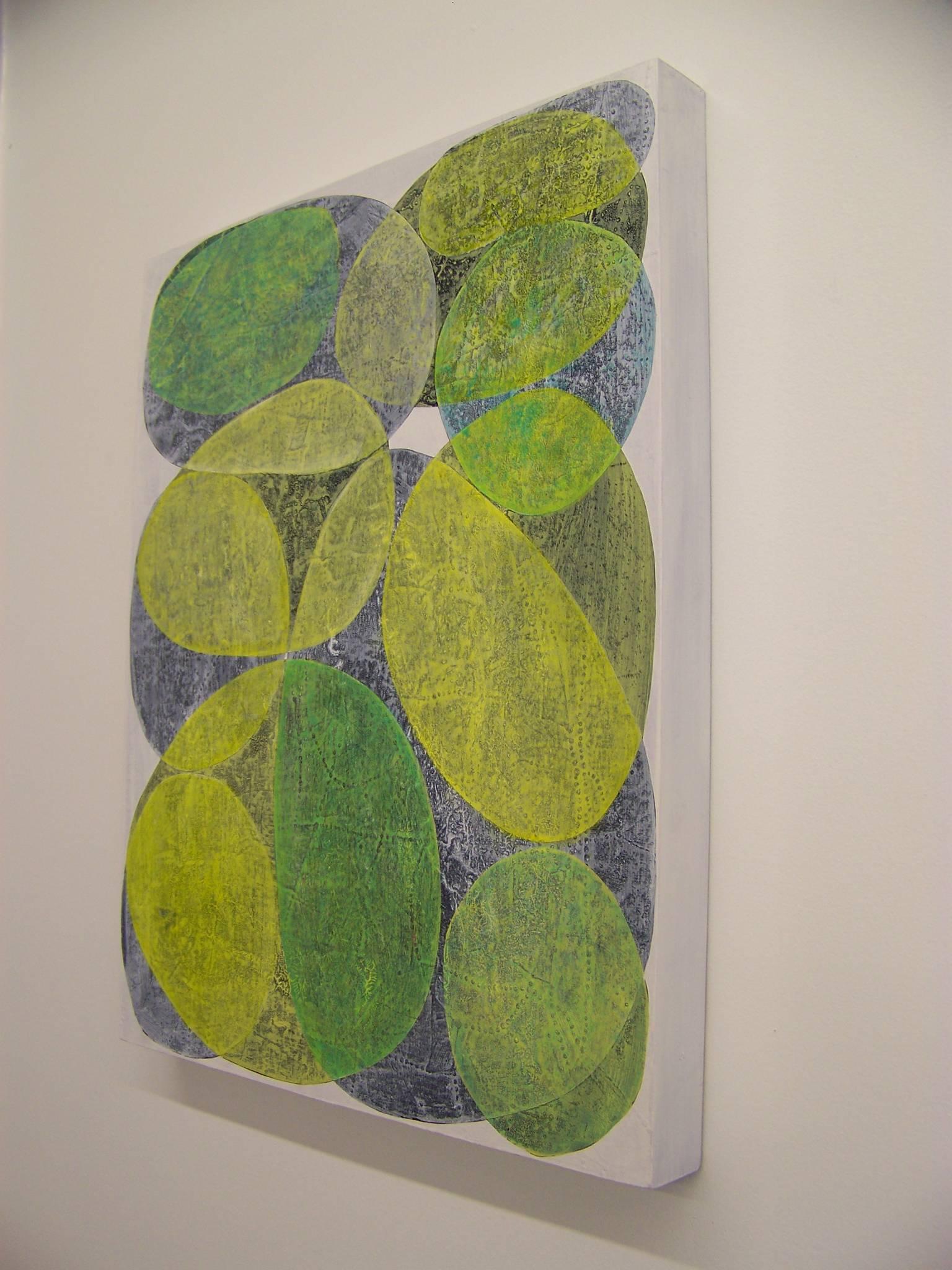 Inner Garden 25 - Painting by Denise Driscoll