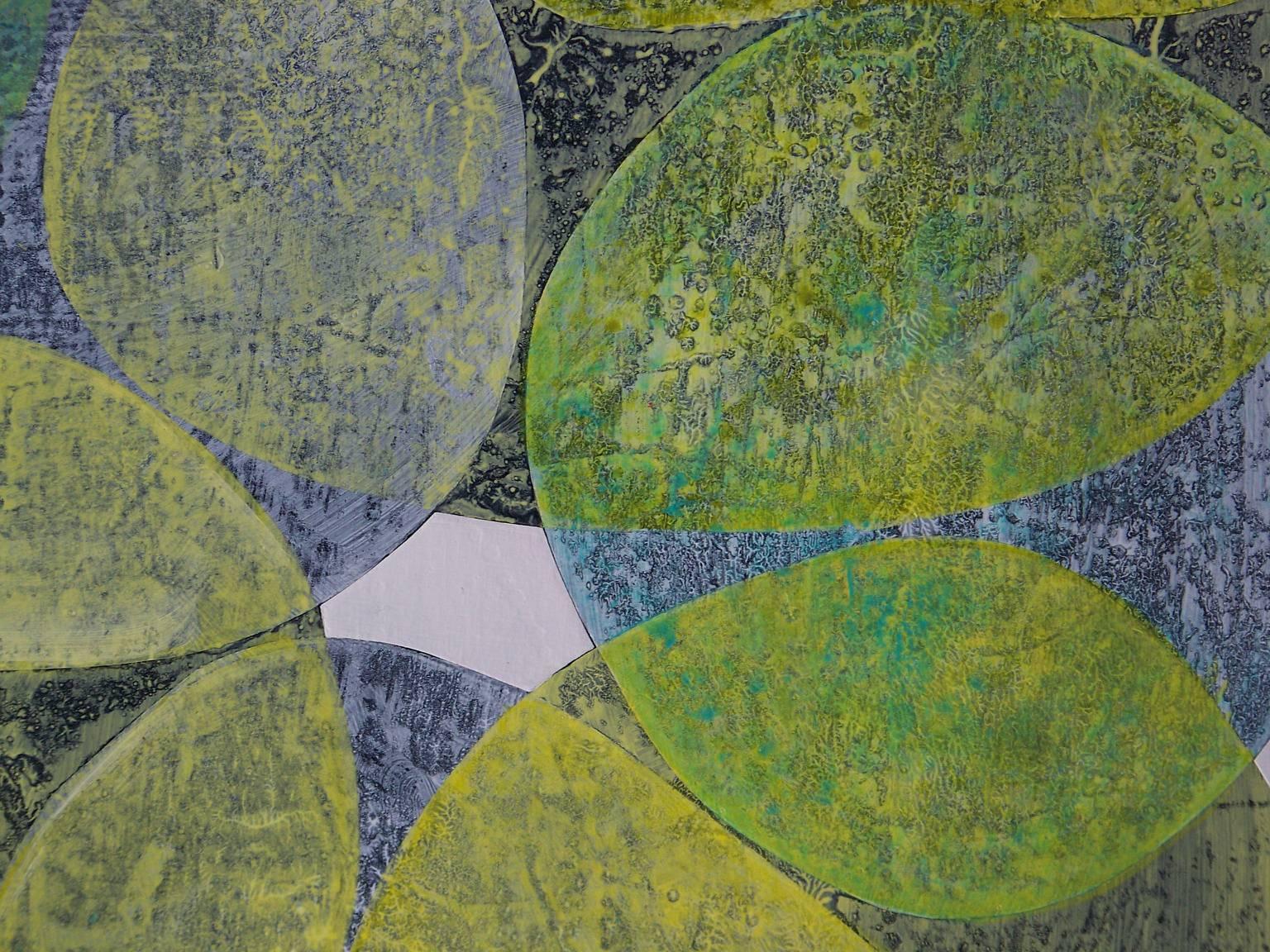 Inner Garden 25 - Abstract Geometric Painting by Denise Driscoll