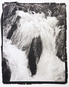 "Perception 2", Contemporary Landscape, Water, Rocks, Black and White Photograph